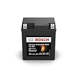 Bosch FA101 - AGM-Motorradbatterie - 12V 85A 6Ah - Geeignet für Motorräder, Motorräder, Enduros, Roller, Quads, Jetskis - Kompatibel M6006, BTX7L-BS, BTX7L