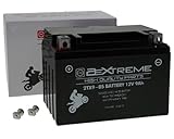 2EXTREME 12V 9Ah 2TX9-BS Motorrad Batterie, wartungsfrei versiegelt und vorgeladen kompatibel mit 50812, YTX9-BS, GTX9-BS Roller Quad Moped
