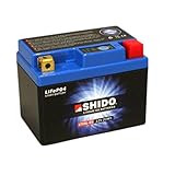 Motorrad Batterie Shido Lithium LTX5L-BS / YTX5L-BS, 12V/4AH (Maße: 114x71x106)