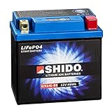 SHIDO LTX14L-BS LION -S- Batterie Lithium, Ion Blau (Preis inkl. EUR 7,50 Pfand)
